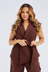 BLUSA TRENCH COAT COM CINTO