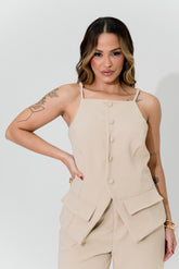 BLUSA ALFAIATARIA ALCINHAS