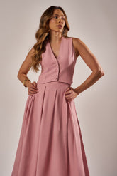 CROPPED ALFAIATARIA RECORTES COM BOTÕES