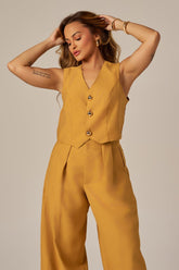 COLETE CROPPED MAXI BOTÕES