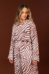 MAXI CAMISA ZEBRA