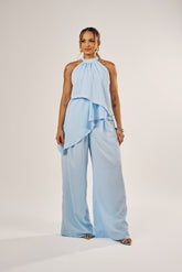 CALÇA PANTALONA ALFAIATARIA LEVE COM PREGAS