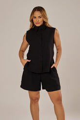 CAMISA CLÁSSICA SEM MANGAS