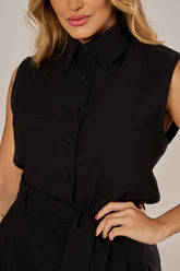 CAMISA CLÁSSICA SEM MANGAS