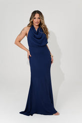 VESTIDO MIDI FRENTE ÚNICA DEGAGÊ