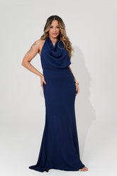 VESTIDO MIDI FRENTE ÚNICA DEGAGÊ