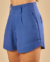 SHORT ALFAIATARIA DE LINHO