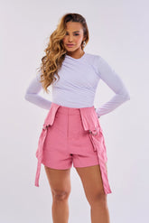 SHORT BOLSOS CARGO COM AJUSTES