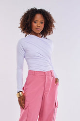 BODY GOLA ALTA COM DRAPEADOS