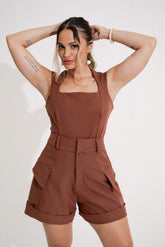 BERMUDA BOLSOS LATERAIS E BARRA ITALIANA