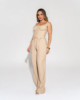 CALÇA PANTALONA MAXI PREGAS