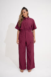 CALÇA RETA BOLSOS FRONTAIS