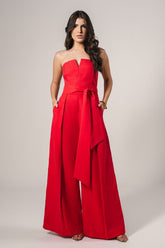 MACACÃO PANTALONA COM FAIXA