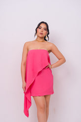 VESTIDO TOMARA QUE CAIA JABOUR ASSIMÉTRICO (FIVE)