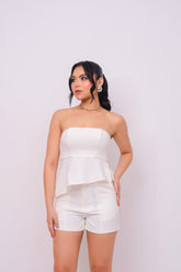 SHORT ALFAIATARIA CÓS ASSIMÉTRICO (FIVE)