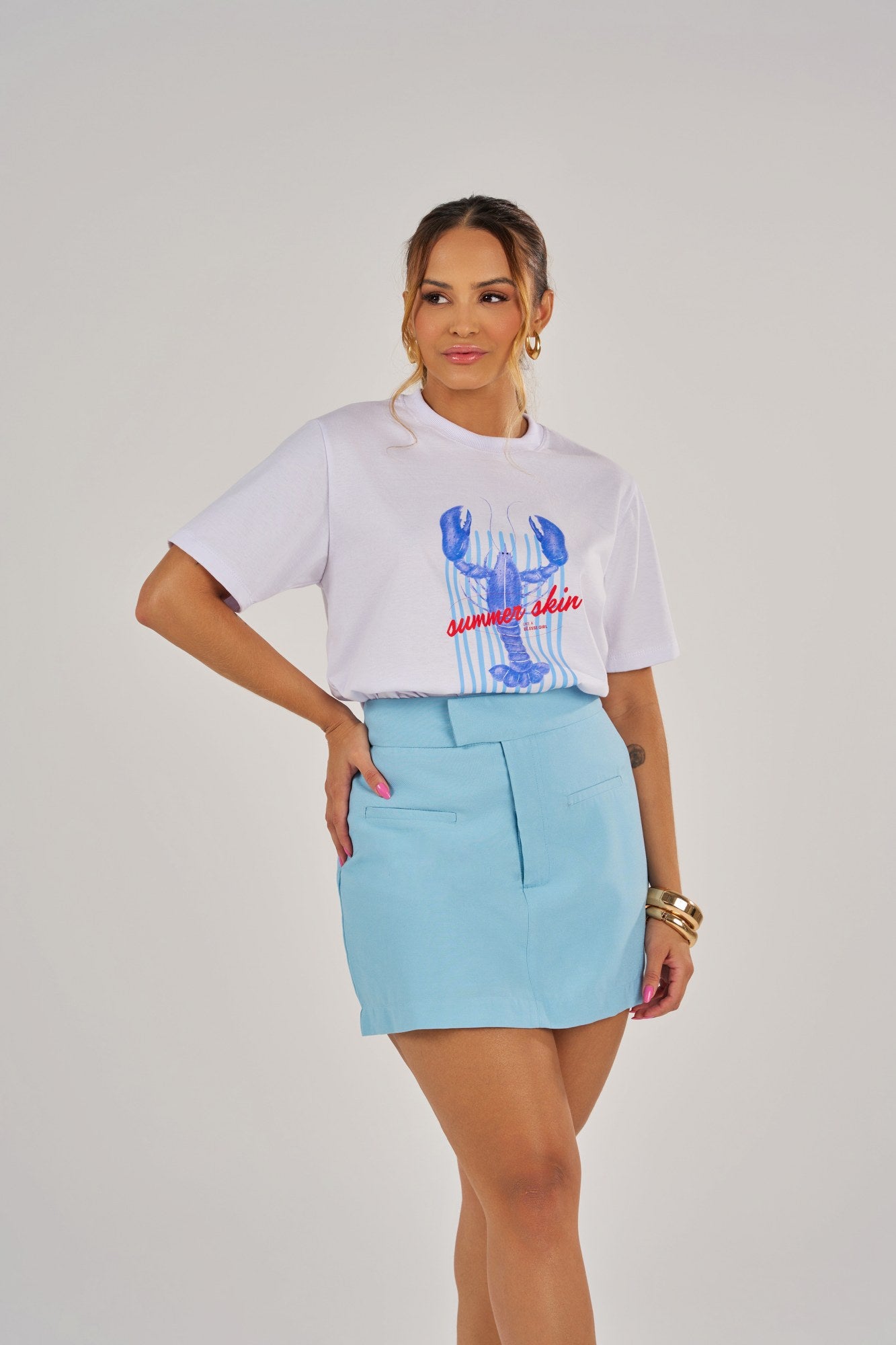 T-SHIRT ESTAMPA SEASIDE