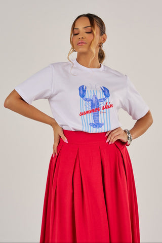 SAIA MIDI ALFAIATARIA COM PREGAS