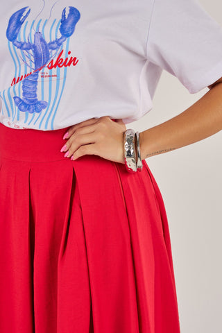 SAIA MIDI ALFAIATARIA COM PREGAS