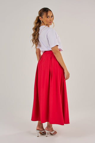 SAIA MIDI ALFAIATARIA COM PREGAS