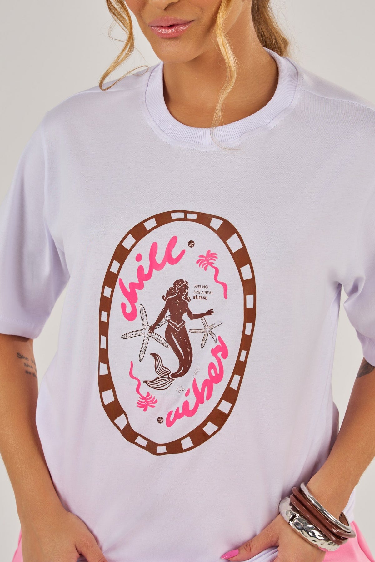 T-SHIRT ESTAMPA SEREIA