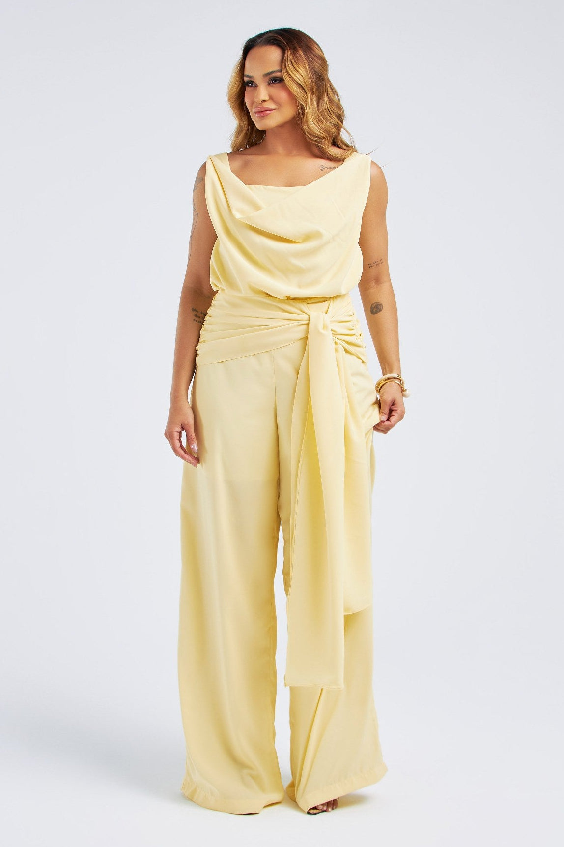 CALÇA PANTALONA MAXI FAIXA