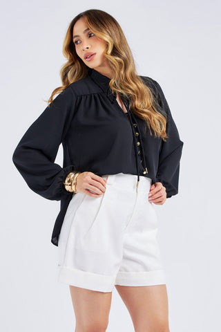 BERMUDA ALFAIATARIA BARRA ITALIANA