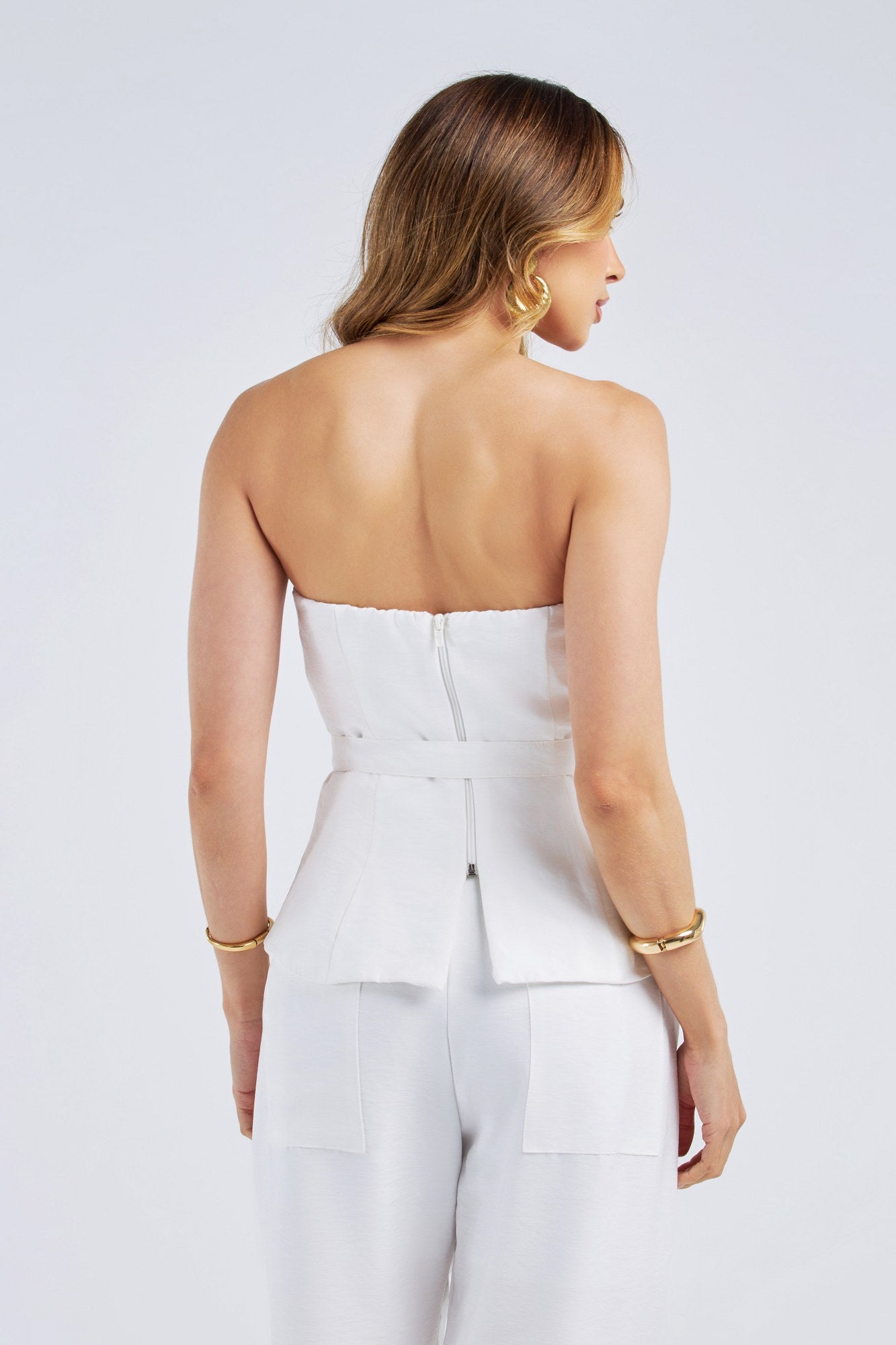 BLUSA TOMARA QUE CAIA COM CINTO