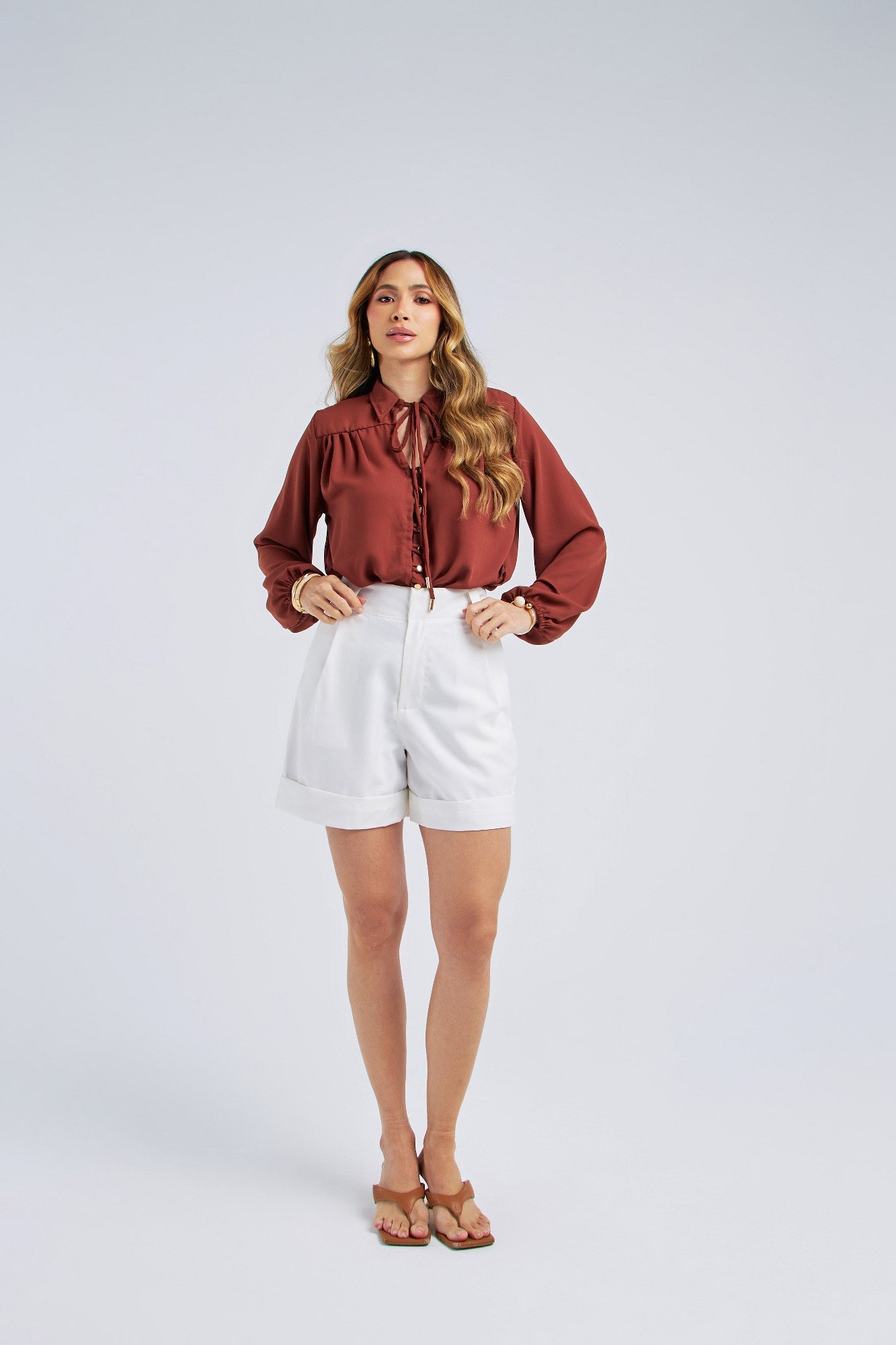 CAMISA MANGA LONGA BUFANTES