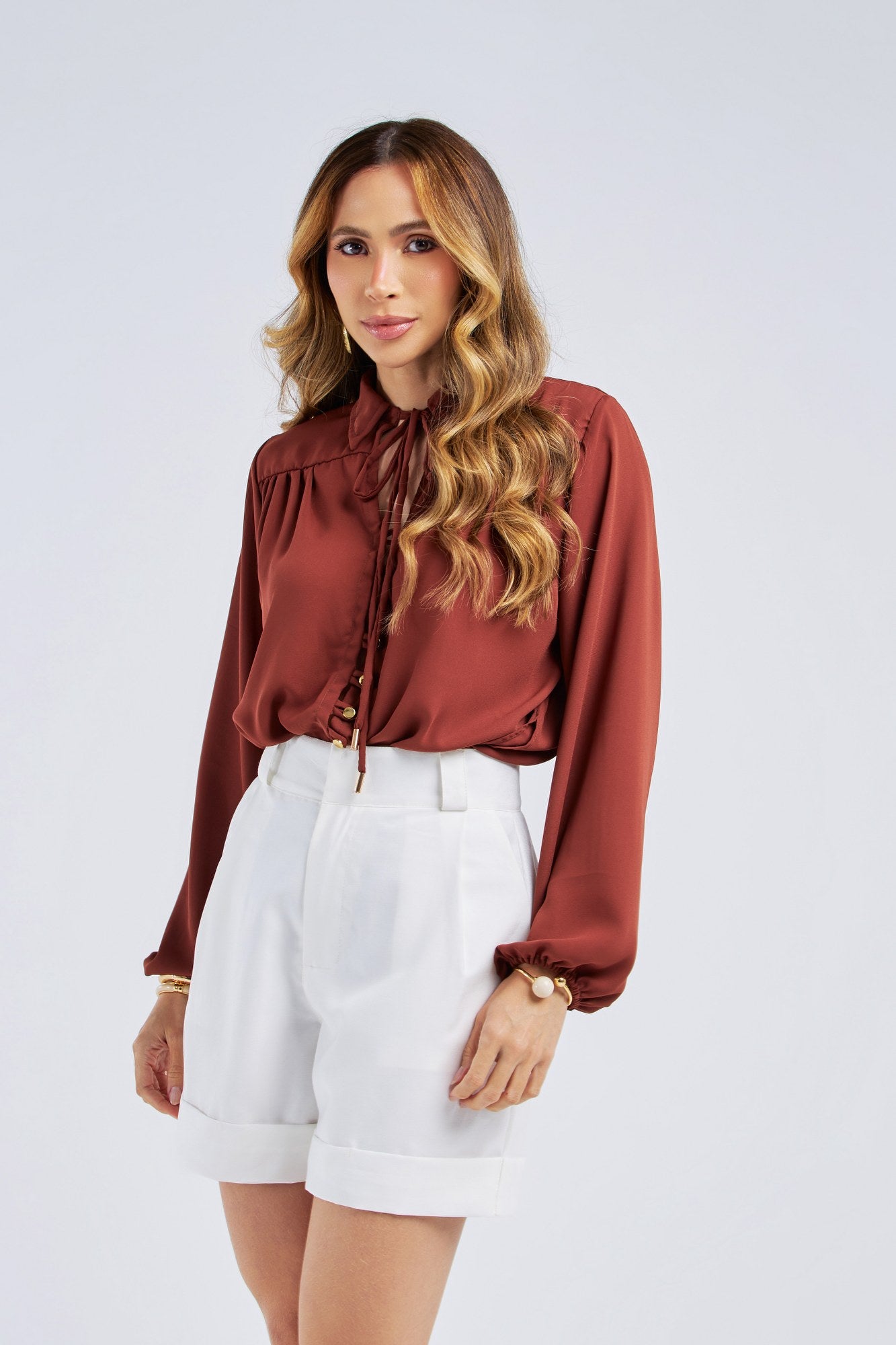 CAMISA MANGA LONGA BUFANTES