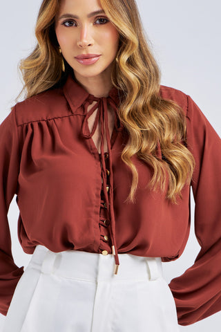 CAMISA MANGA LONGA BUFANTES