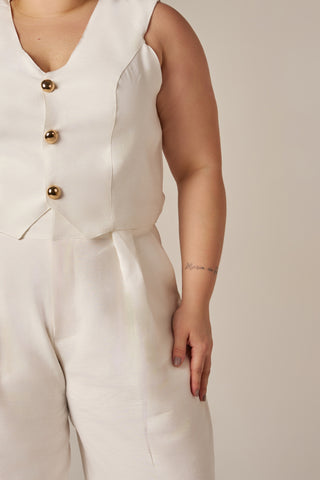 CALÇA PANTALONA MAXI PREGAS