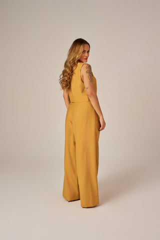 CALÇA PANTALONA MAXI PREGAS