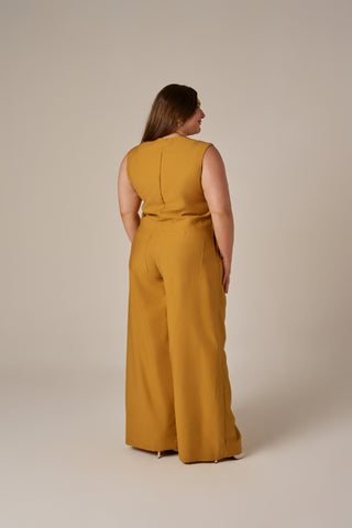CALÇA PANTALONA MAXI PREGAS