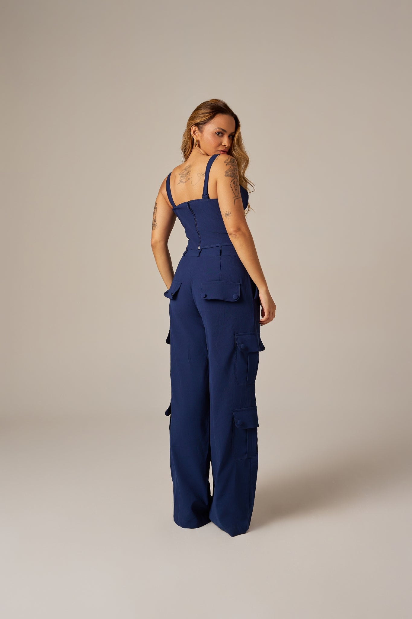 CALÇA WIDELEG BOLSOS CARGO