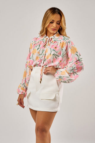 SHORT SAIA ALFAIATARIA COM BOLSOS LAPELAS