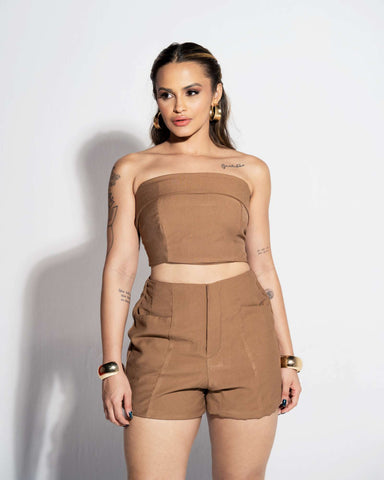 SHORT BOLSOS LATERAIS