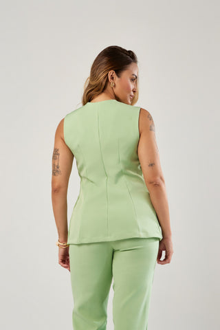 BLUSA ALFAIATARIA ALONGADA