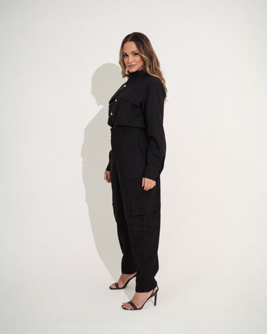 CALÇA BAGGY BOLSOS CARGO