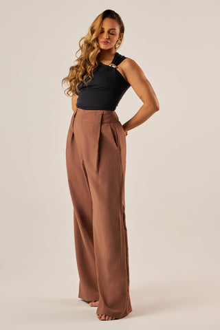 CALÇA PANTALONA MAXI PREGAS