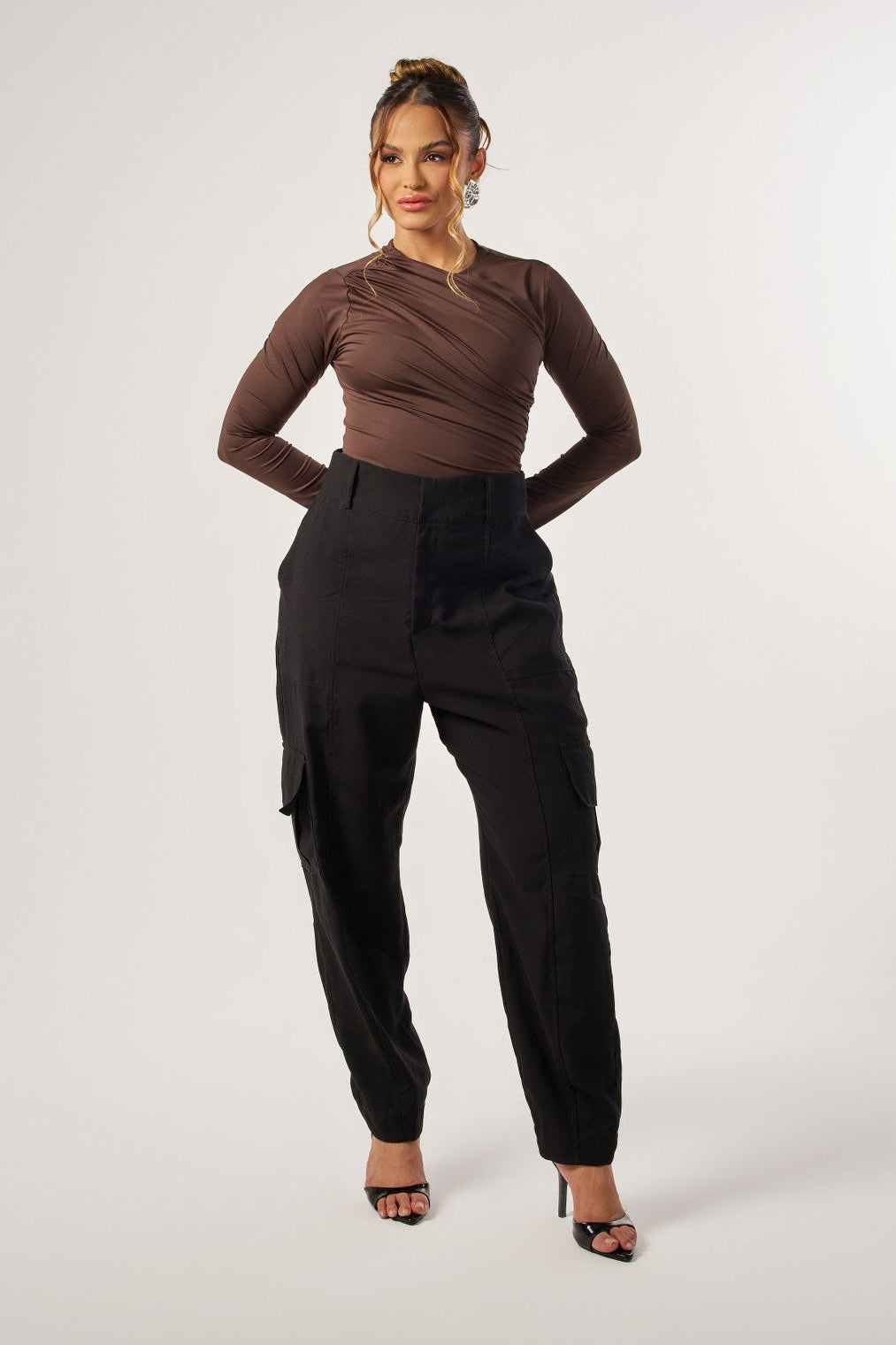 BODY GOLA ALTA COM DRAPEADOS