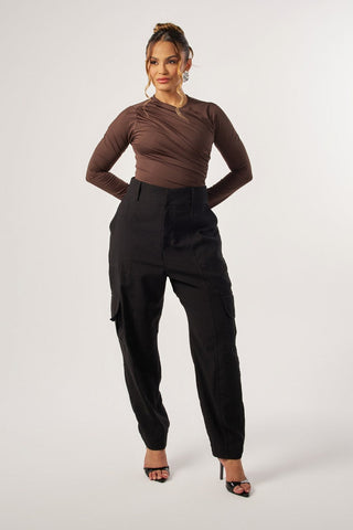 BODY GOLA ALTA COM DRAPEADOS