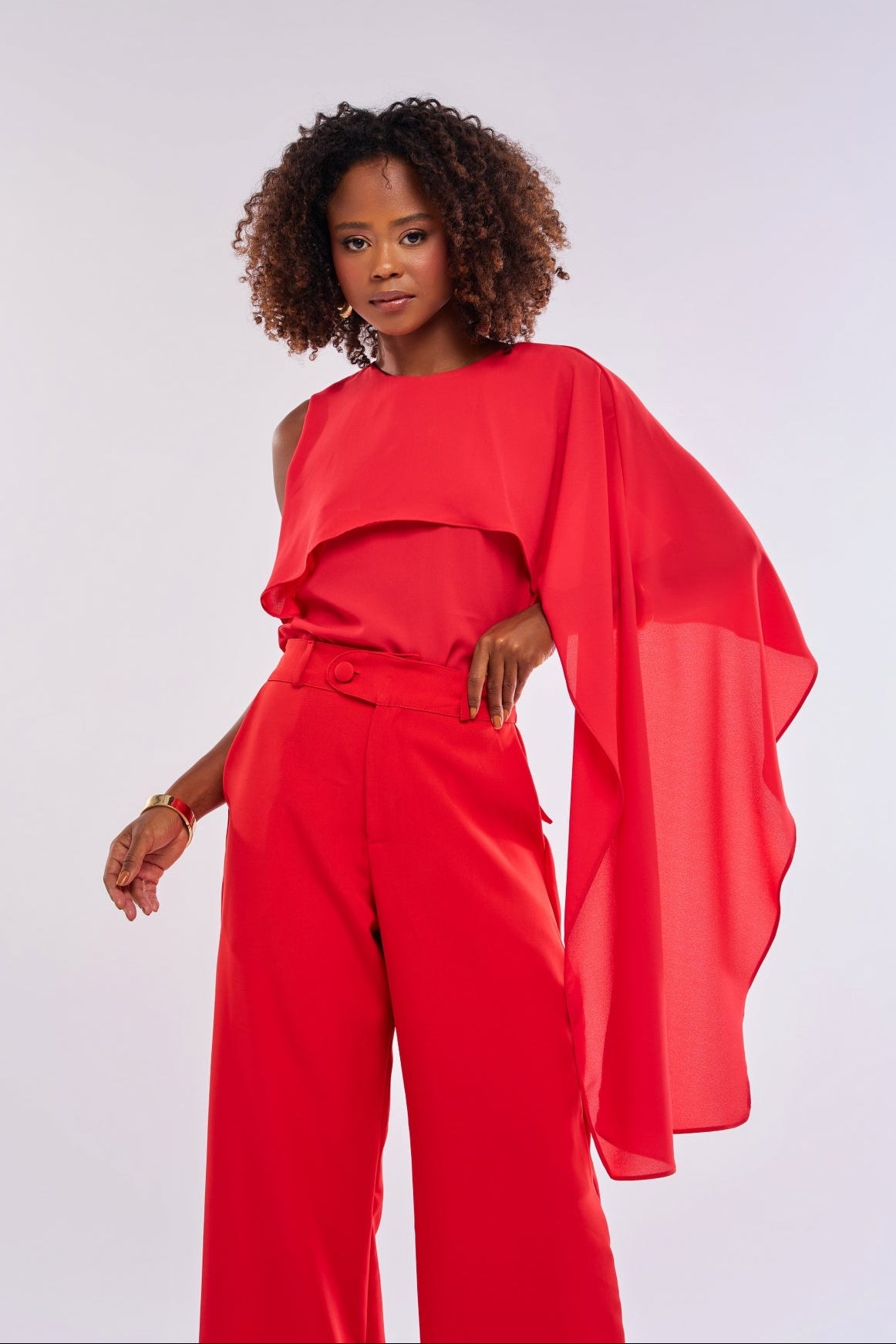 BLUSA OMBRO ÚNICO MAXI JABOUR