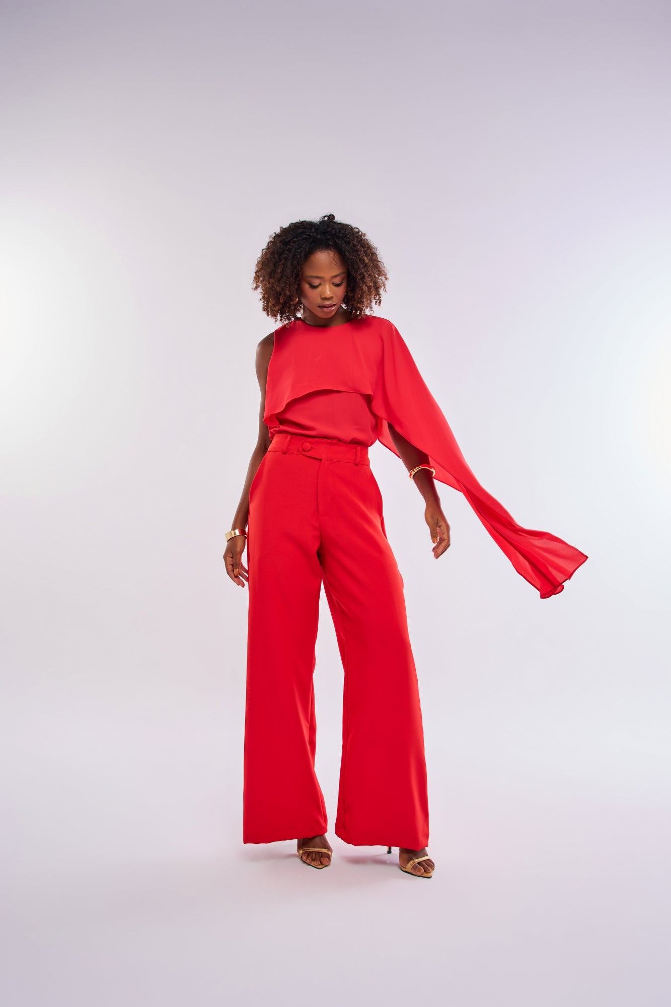 BLUSA OMBRO ÚNICO MAXI JABOUR