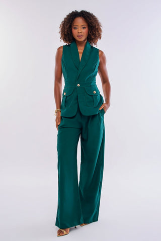 BLUSA PEPLUM ALFAIATARIA BOLSOS CARGO