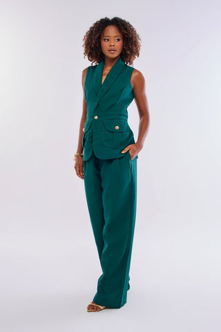 BLUSA PEPLUM ALFAIATARIA BOLSOS CARGO