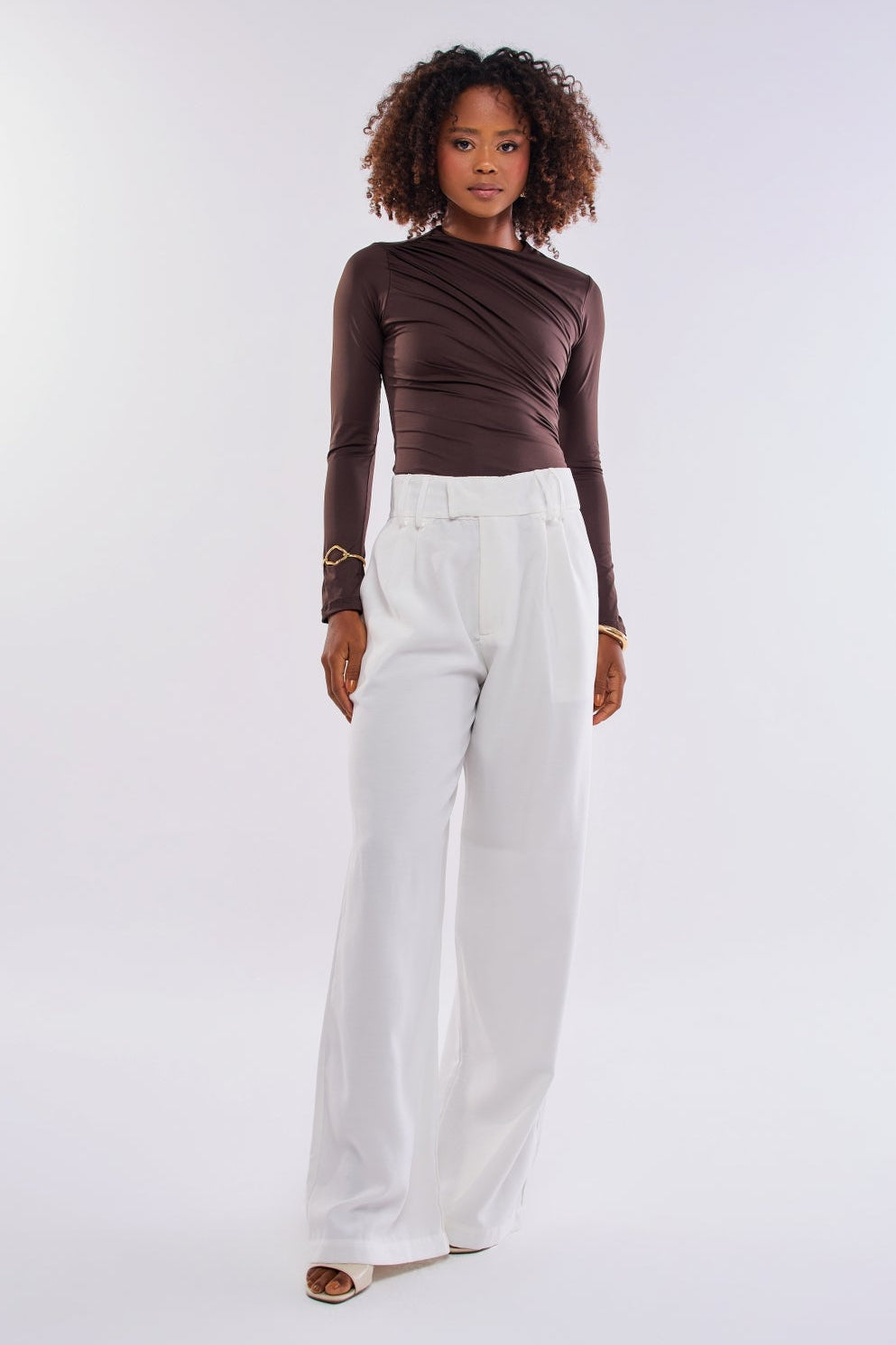 BODY GOLA ALTA COM DRAPEADOS