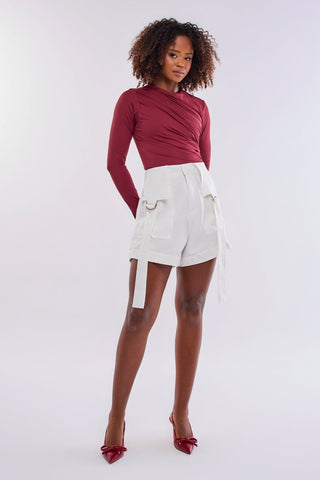 BODY GOLA ALTA COM DRAPEADOS