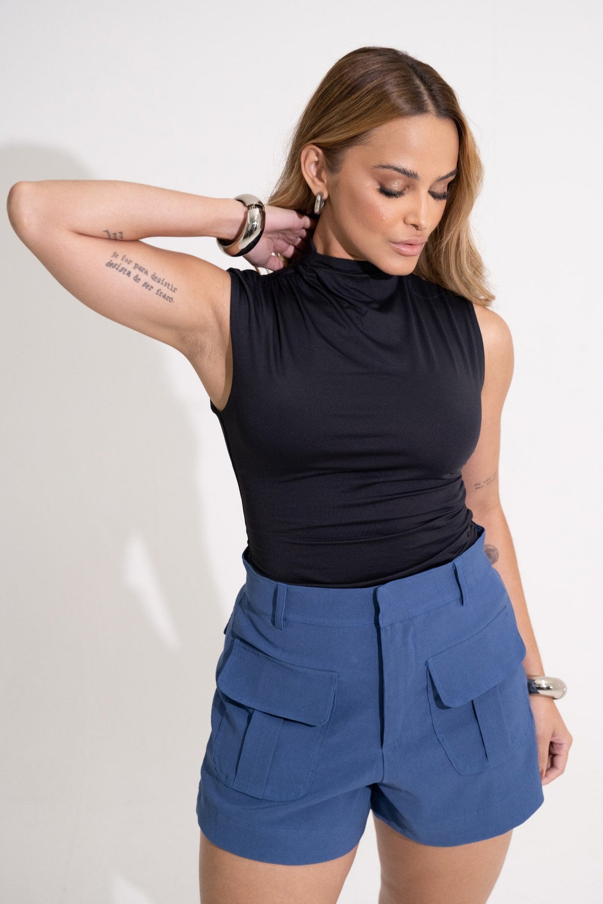 BLUSA REGATA DRAPEADA