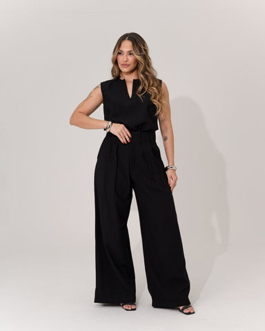CALÇA PANTALONA MAXI PREGAS