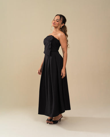 SAIA MIDI ALFAIATARIA COM PREGAS